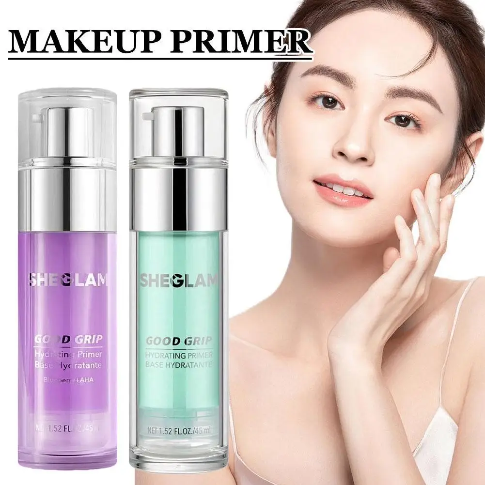 45ml Power Grip Primer Gel Based Hydrating Face Primer For Smoothing Skin Gripping Makeup Invisible Pore Colorless Primes