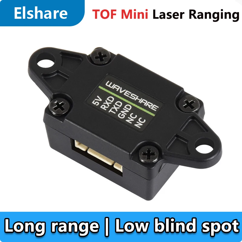 TOF Mini Time-of-Flight Laser Ranging Radar Sensor Compatible with Arduino Raspberry Pi ESP32 and Pico