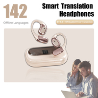 T23 Real-time Earphone Translator BT 5.4 Wireless Support 142 Online Languages 7 Offline Language Translator