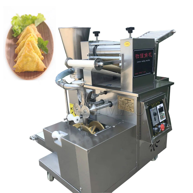 110V 220V Kitchen Empanada Curry Angle Making Machine Samosa Package Maker