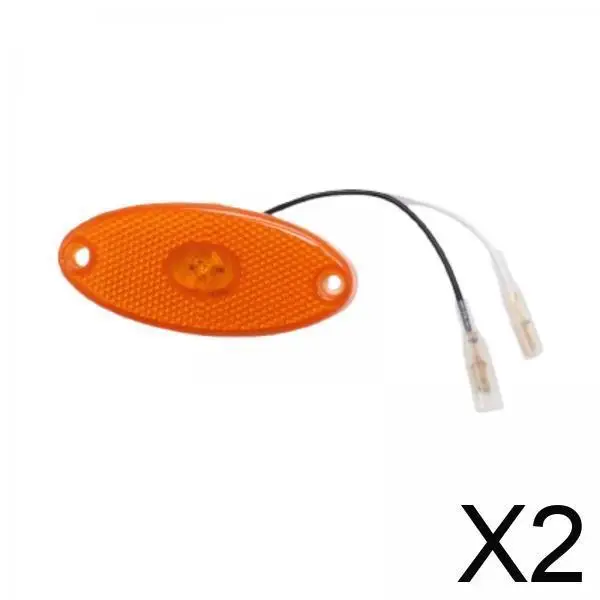 

2xGeneric LED Side Marker Light Indicator Lamp for Rvs Motorhome Trailers