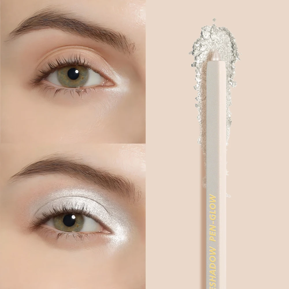 ホワイト ハイライター ペン、パーリー グリッター マット アイ ブライトニング スティック、アイ コンター アイライナー ペン、エグヨ サル ペン、アイ ハイライト ペンシル