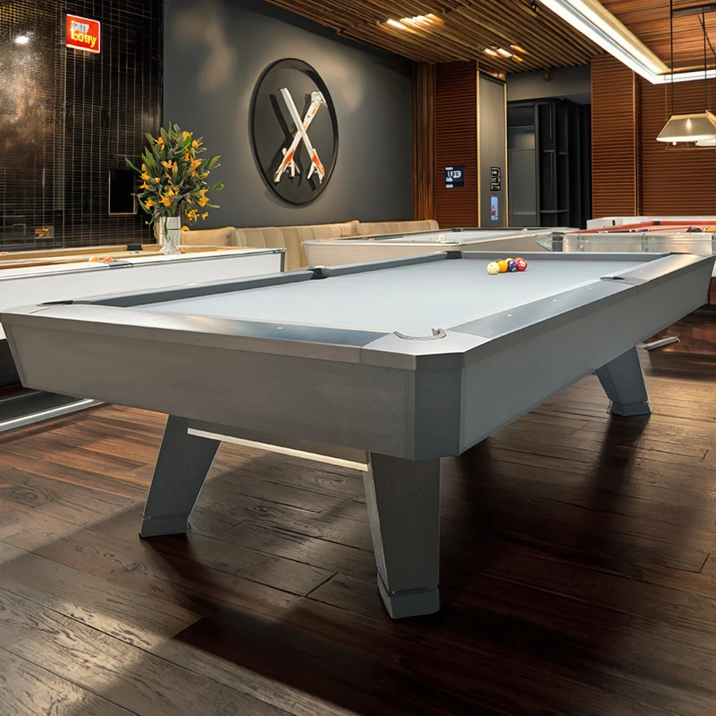 

Роскошный 9-футовый коммерческий бильярдный стол из массива дерева с натуральным сланцем Diamond, высококачественное 9-футовое спортивное оборудование, стол для снукера