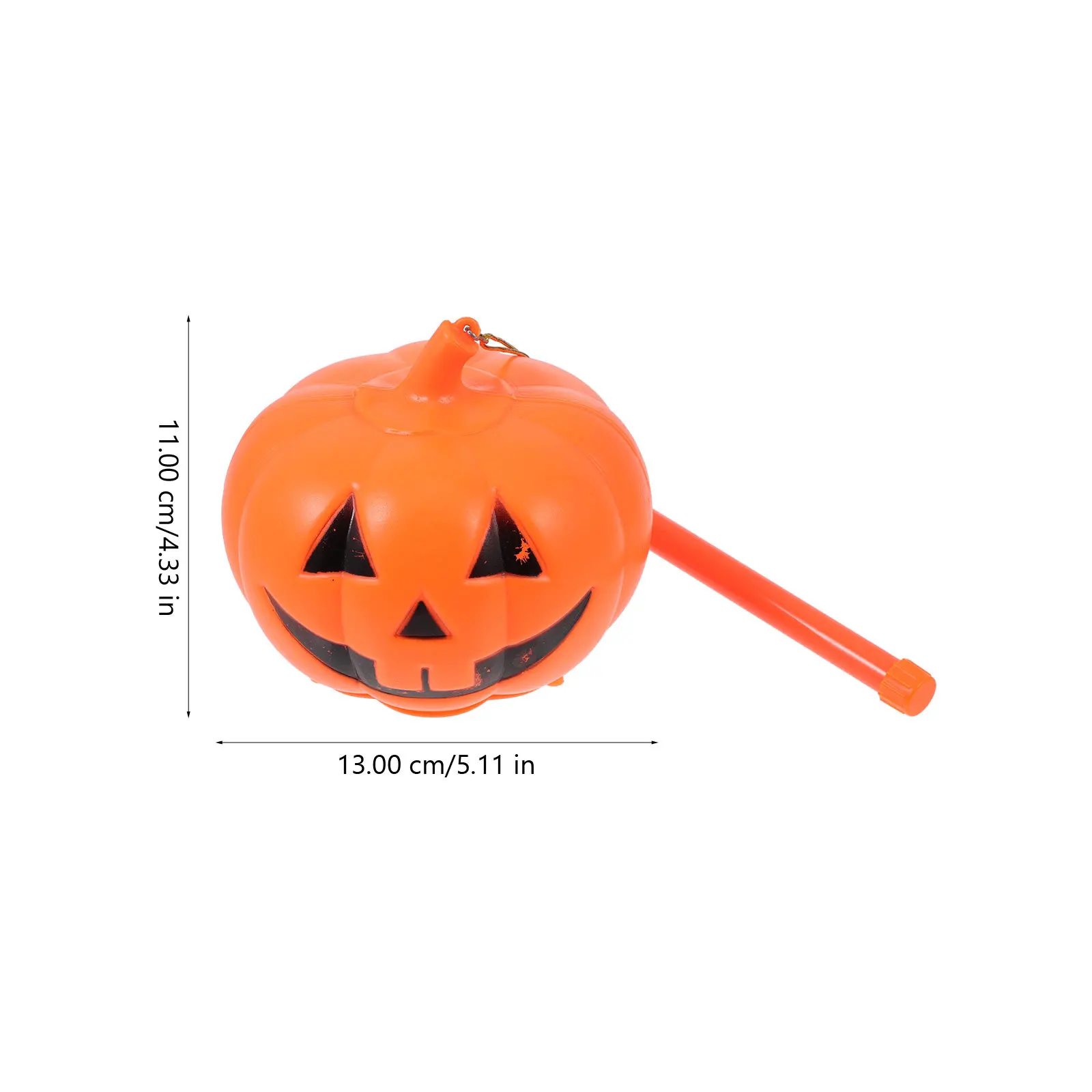 1pc Halloween Luminous Handheld Pumpkin Modeling Light Orange For Party Decor Ghost Festival Indoor Outdoor Use Energy Saving