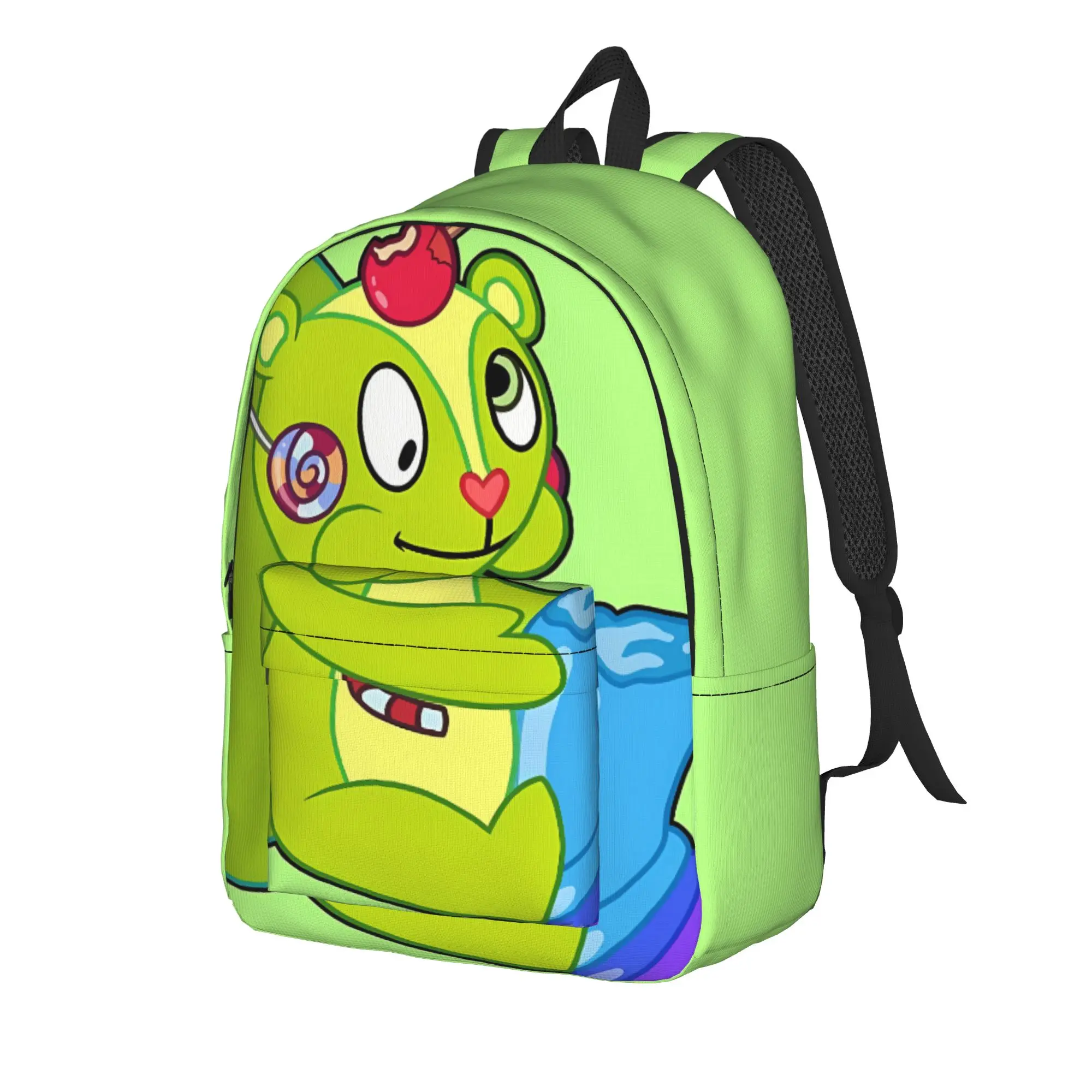 Happy Tree Friends Handbag Back to School Season Nutty  Solid Backpack
