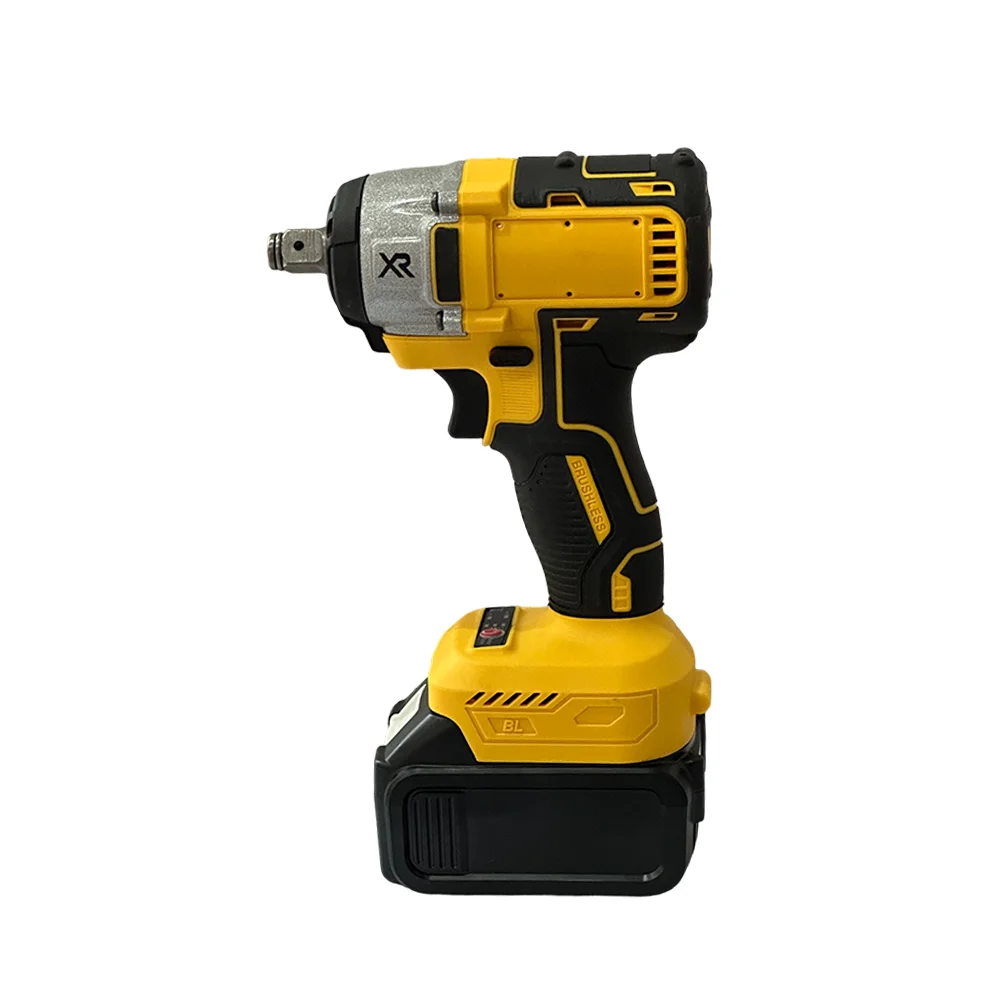 20V Power Tools Multi-Use Electric Machine 4in1Combo Set Cordless Brushless Drill & Impact Wrench & Angle Grinder& Rotary Hammer