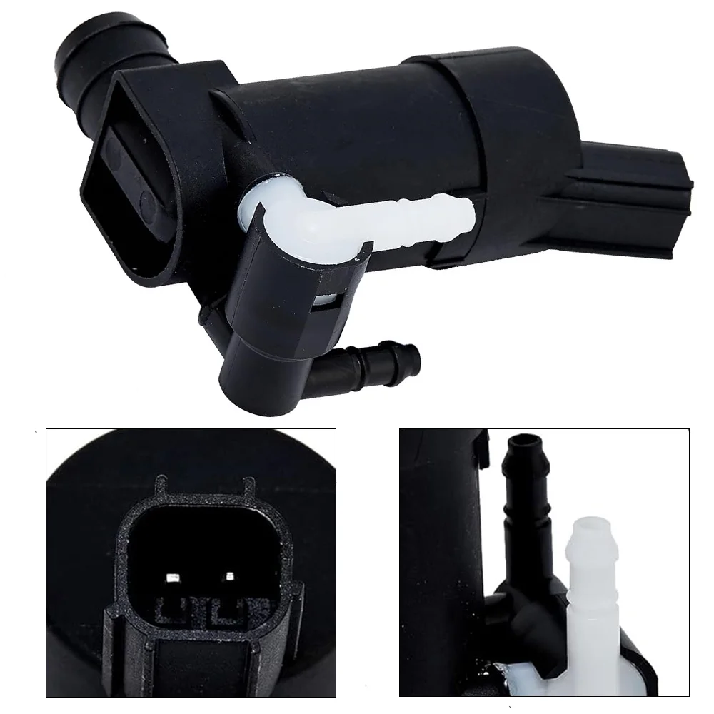 

For Volvo C30 V50 V70 XC70 XC90 2 Pins Front Windshield Washer Pump Motor 31349228 Plastic and Metal Car Accessories