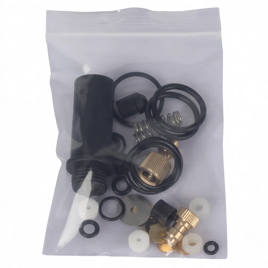 High Pressure Air Pump Seal Kit 4500PSI Compressor O Ring Replacement Set For 30MPA Single Cylinder Pneumatic Machine