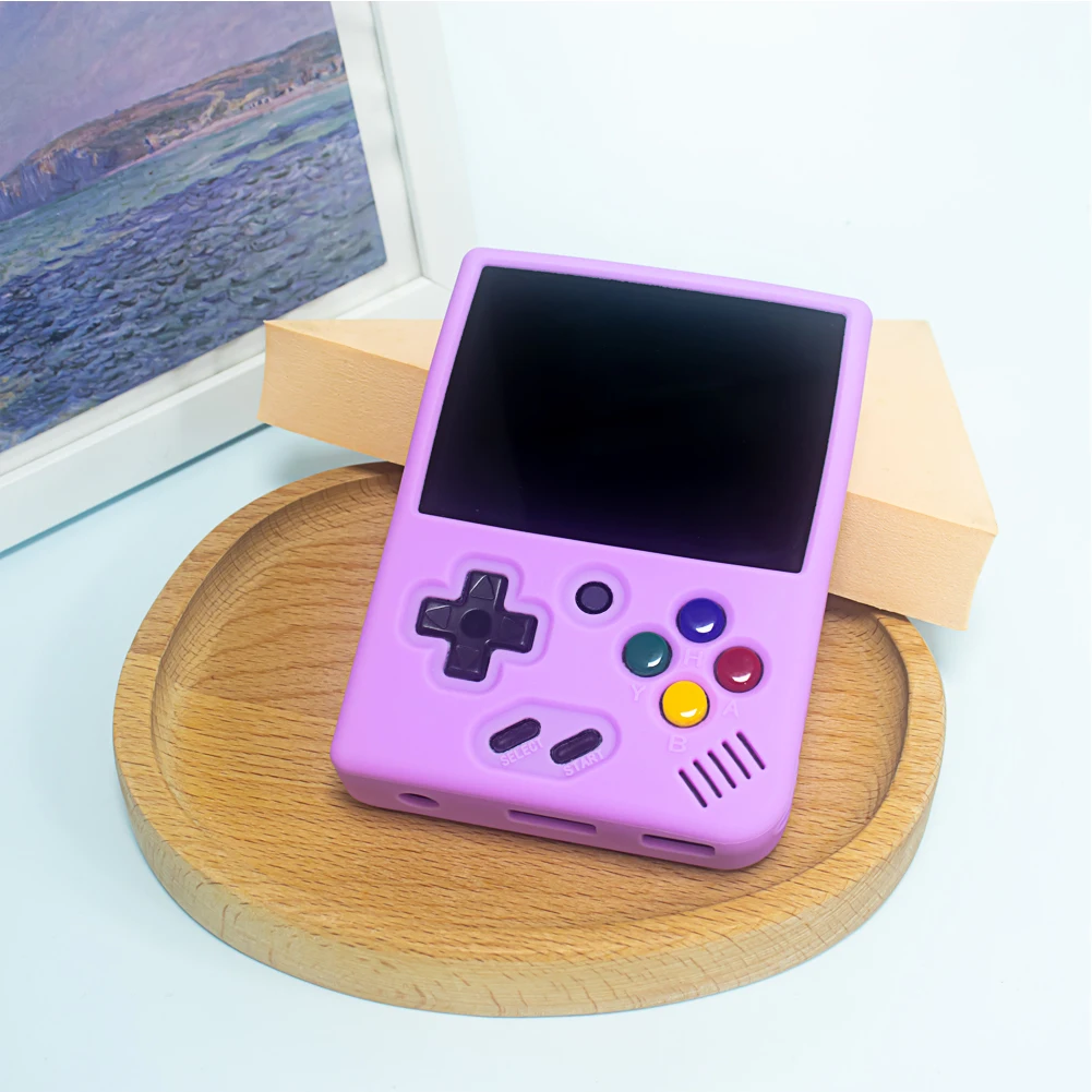 Funda protectora de silicona, funda protectora antiarañazos, funda protectora suave antideslizante con cordón para MIYOO MINI Plus