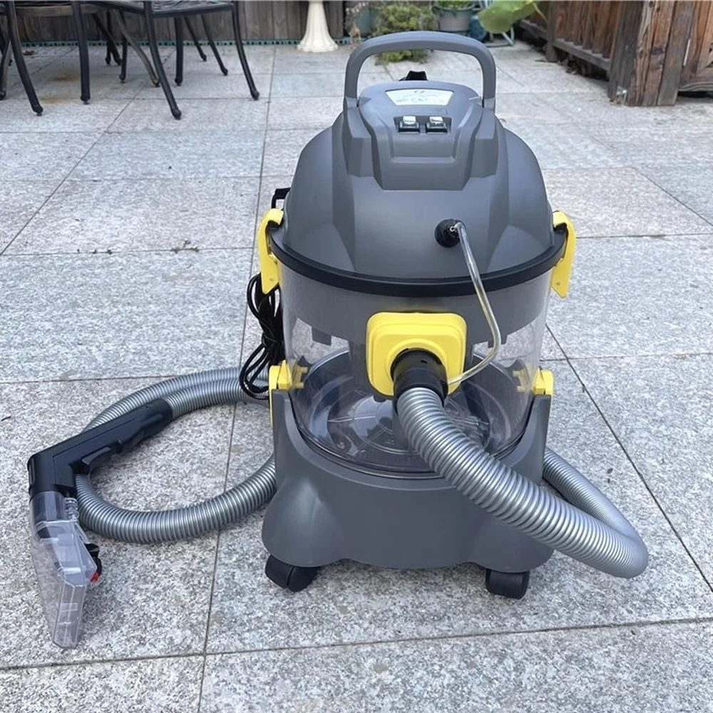 

1400W Portable Cleaning Machine for Car Interiors Multi-Functional Curtains Carpets Sofas Mattresses Vacuuming and Steam Cleanin