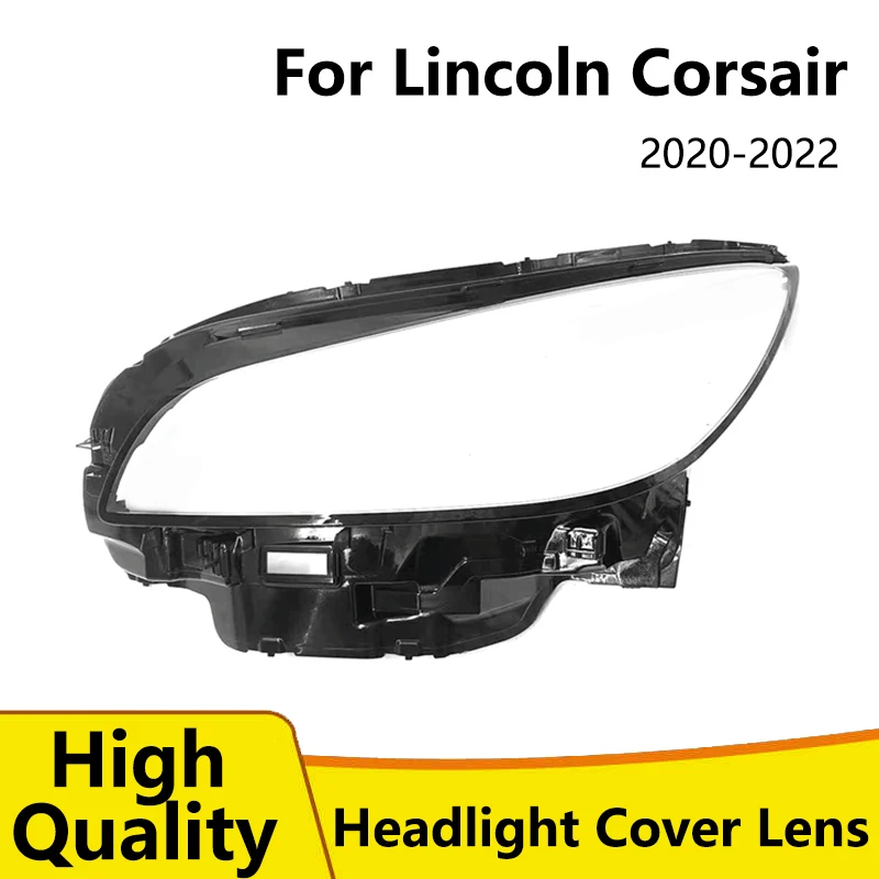 لينكولن كورسير 2020 2021 2022 اكسسوارات السيارات المصابيح الأمامية زجاج المصباح استبدال عاكس الضوء الأصلي #1