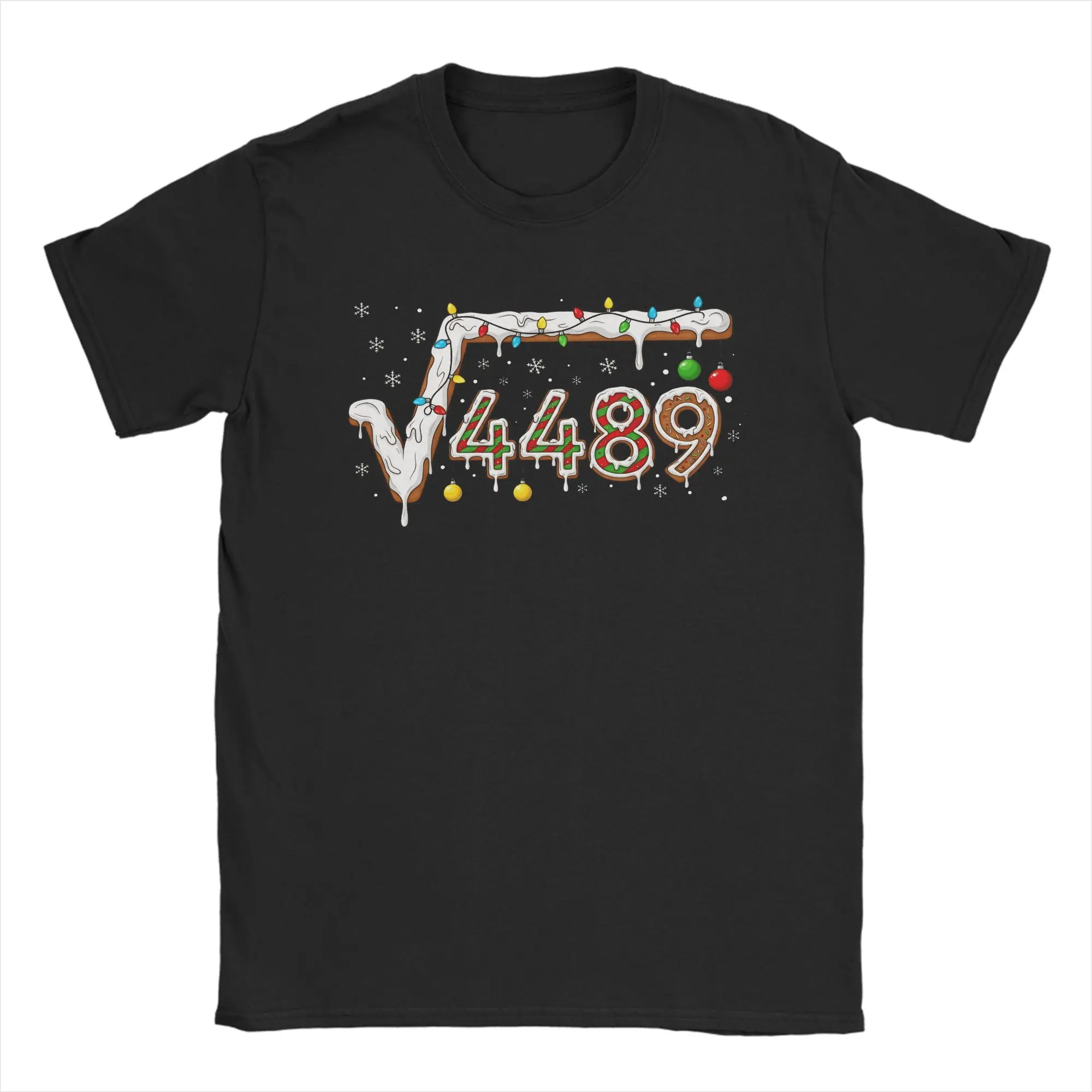 

67 Meme Square Root 4489 Slang Math Teacher Funny Christmas T-Shirt Summer Harajuku T Shirts Man Cotton O-Neck Plus Size Top Tee
