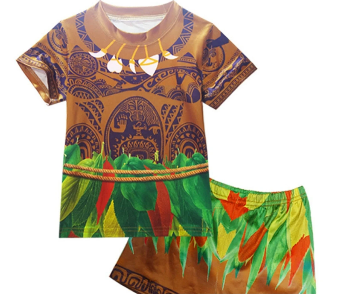 Boys' Summer Clothing Set European Style Ocean Baby Cartoon T-shirt Outfit, Marine Themed Casual Wear for Toddlers Kids - Image 2