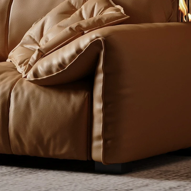 Memory Foam Living Room Sofas Aesthetic Brown Oversized Modern Couch Living Room Luxury Reading Divano Di Lusso Home Furniture