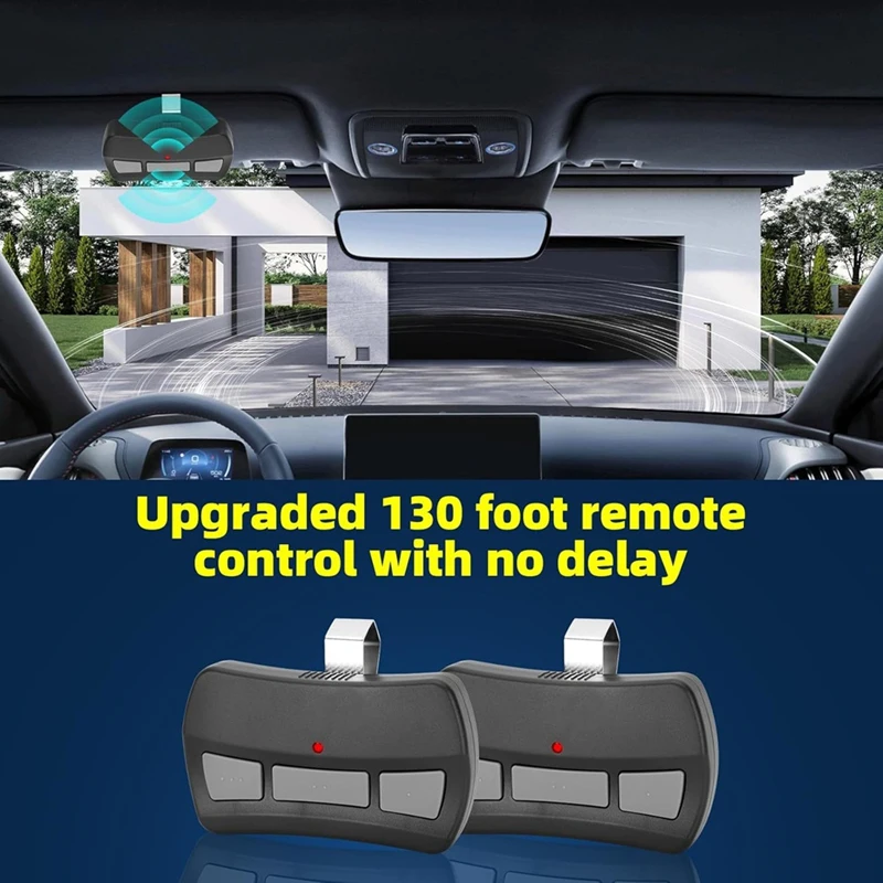 24-Hour Delivery 2Pack Genie Intellicode Garage Door Remote, GITR-3 For Genie Garage Door Opener Remote Replacement, OCDTR-3, 37