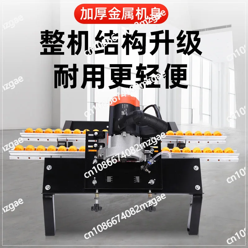 Smussatore per piastrelle professionale Utensile da taglio per taglio a 45 gradi Lavorazione di piastrelle per pareti Macchina per bordi Artefatto per taglio a binario