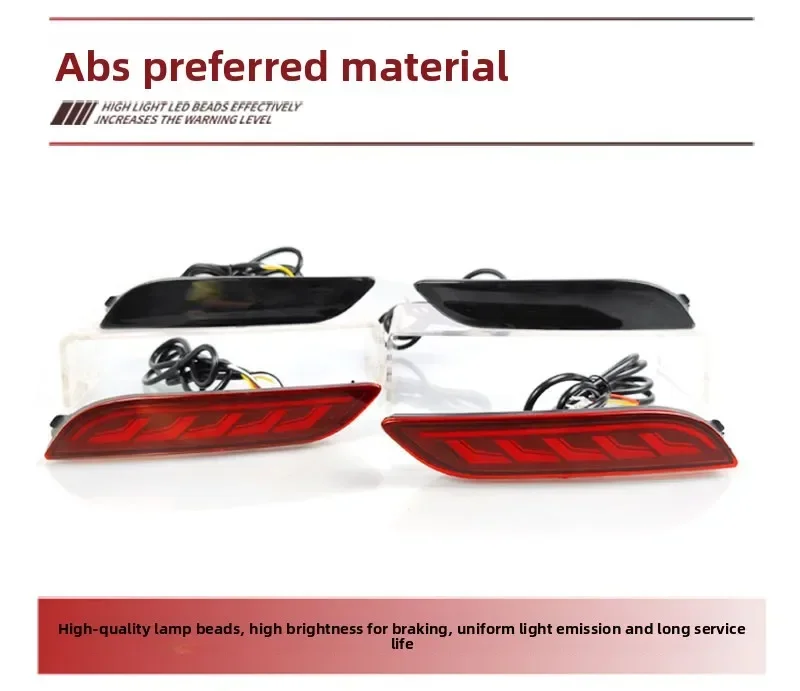 For Lexus RX300 RX350 RX450 2023-2026 Car Rear Bumper Light Reflector Upgrade LED Driving Brake Warning Light Navigation Light detail image 7