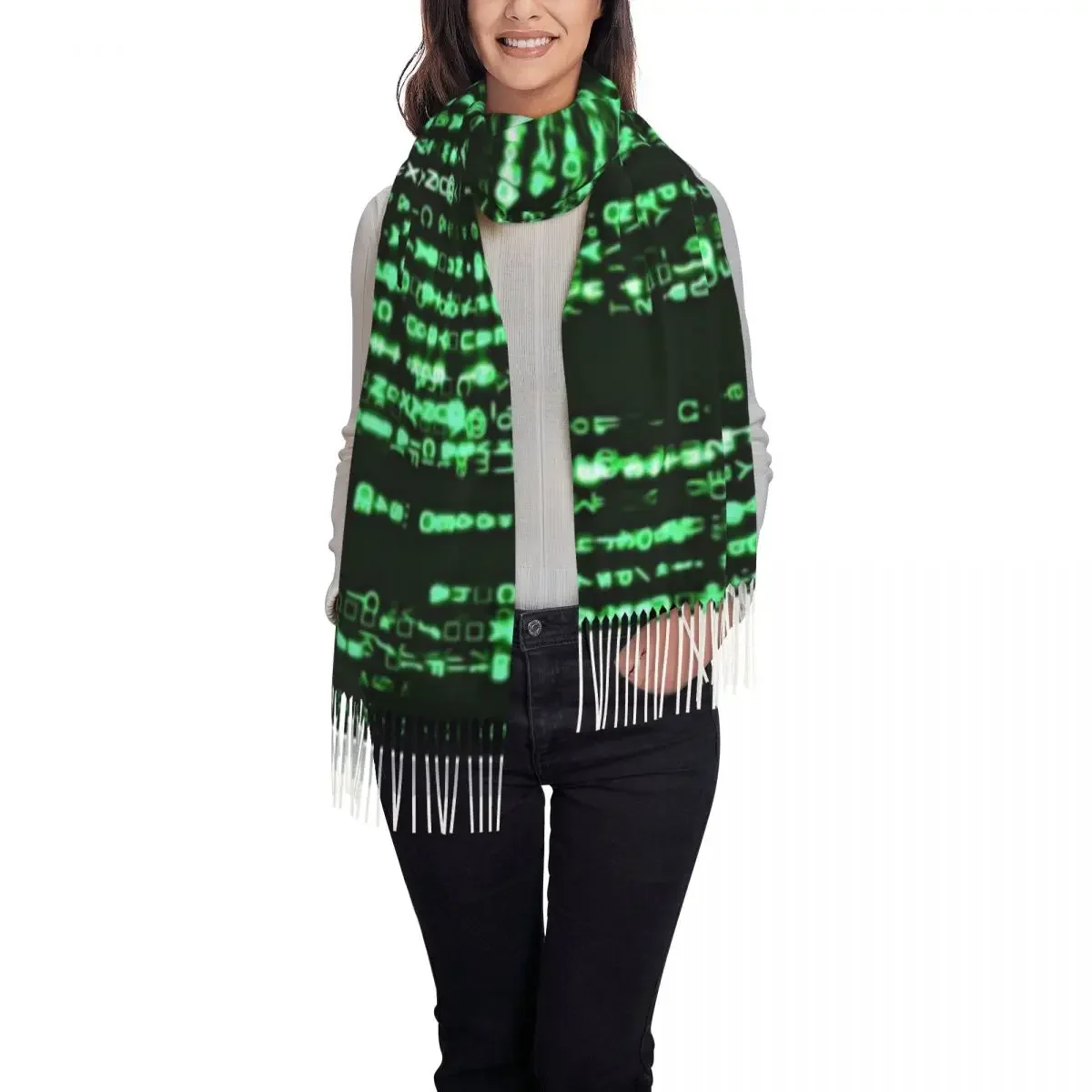 شال وشاح شرابة