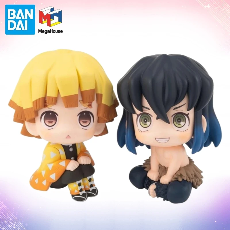 

Demon Slayer In Stock Look Up Kimetsu no Yaiba Original Mega House Agatsuma Zenitsu Hashibira Inosuke Аниме Фигурка Модель WY Gift