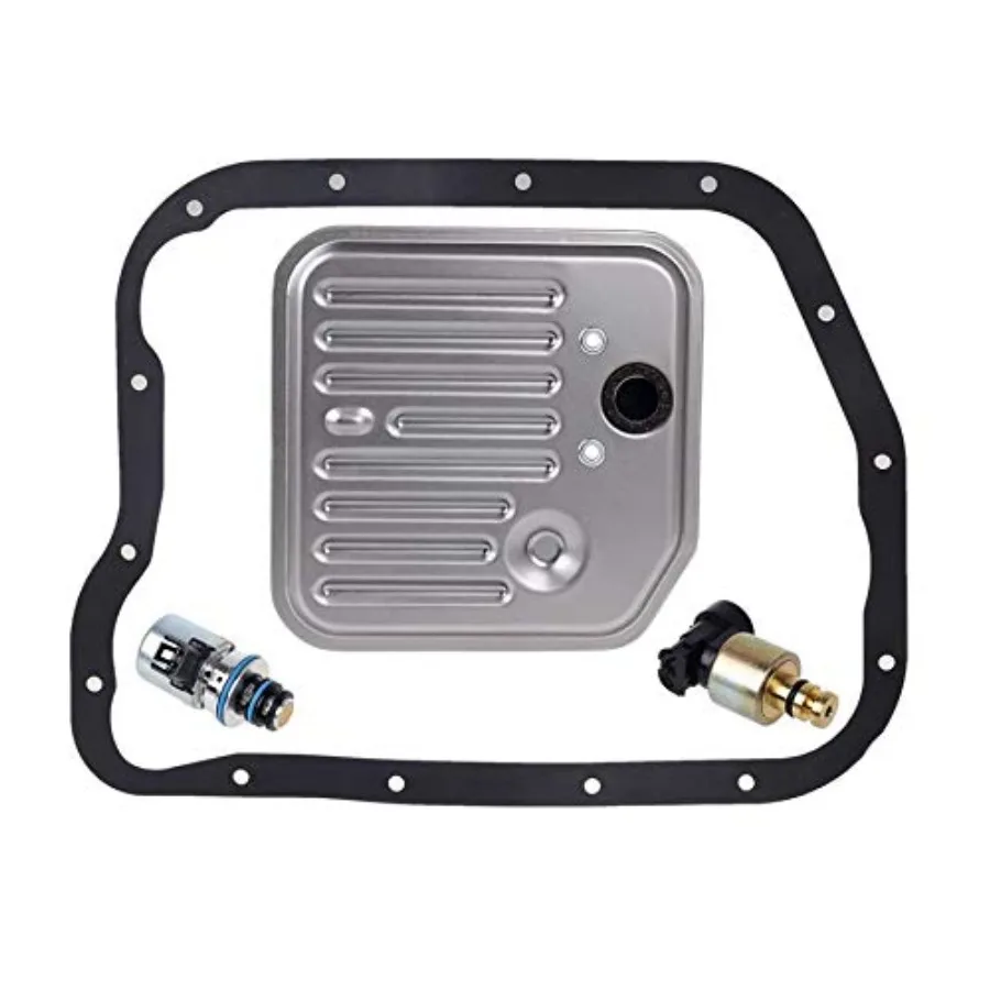 

Governor Pressure Sensor and EPC Solenoid fits A500 44RE Transmission with Gasket Filter Kit Compatible with 1998-1999 Jeep Gra