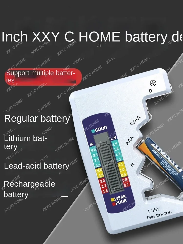 Power Detector  Capacity Detector  Indicator Digital Display Remaining Power Test