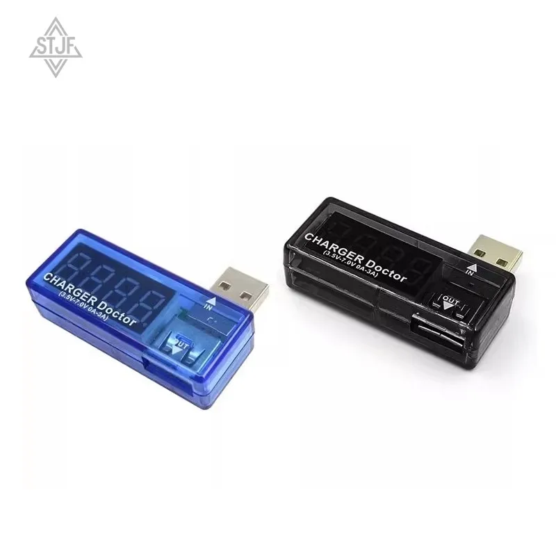 Digitaler USB-Ladestrom- und Spannungstester, Mini-USB-Ladegerät-Tester, Voltmeter, Amperemeter