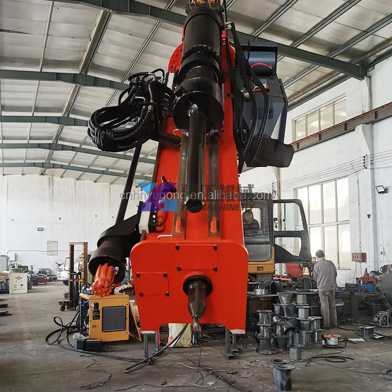 2023 New Design Hydraulic Rock Splitter Stone Split Hard Rock Splitting Equipment for Excavator Use