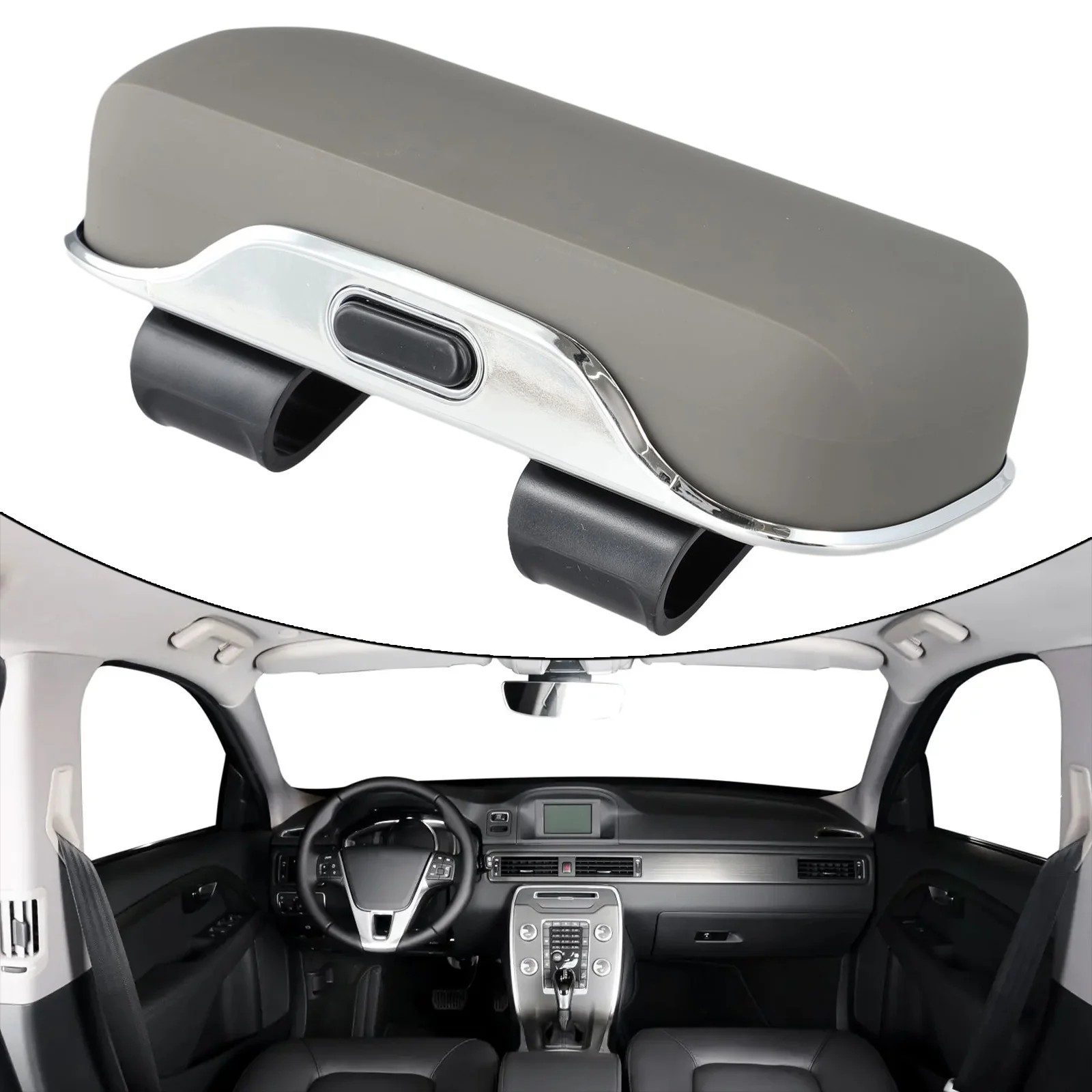 Visor-Based Sunglasses Holder For Automobiles Portable Storage Box For Eyewear Protection And Driving Readiness