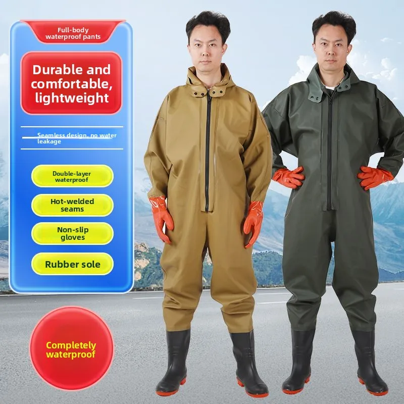 pantaloni-da-wading-a-corpo-intero-imbottiti-per-la-raccolta-di-frutti-di-mare-tuta-da-pesca-impermeabile-tuta-intera-per-attivita-acquatiche