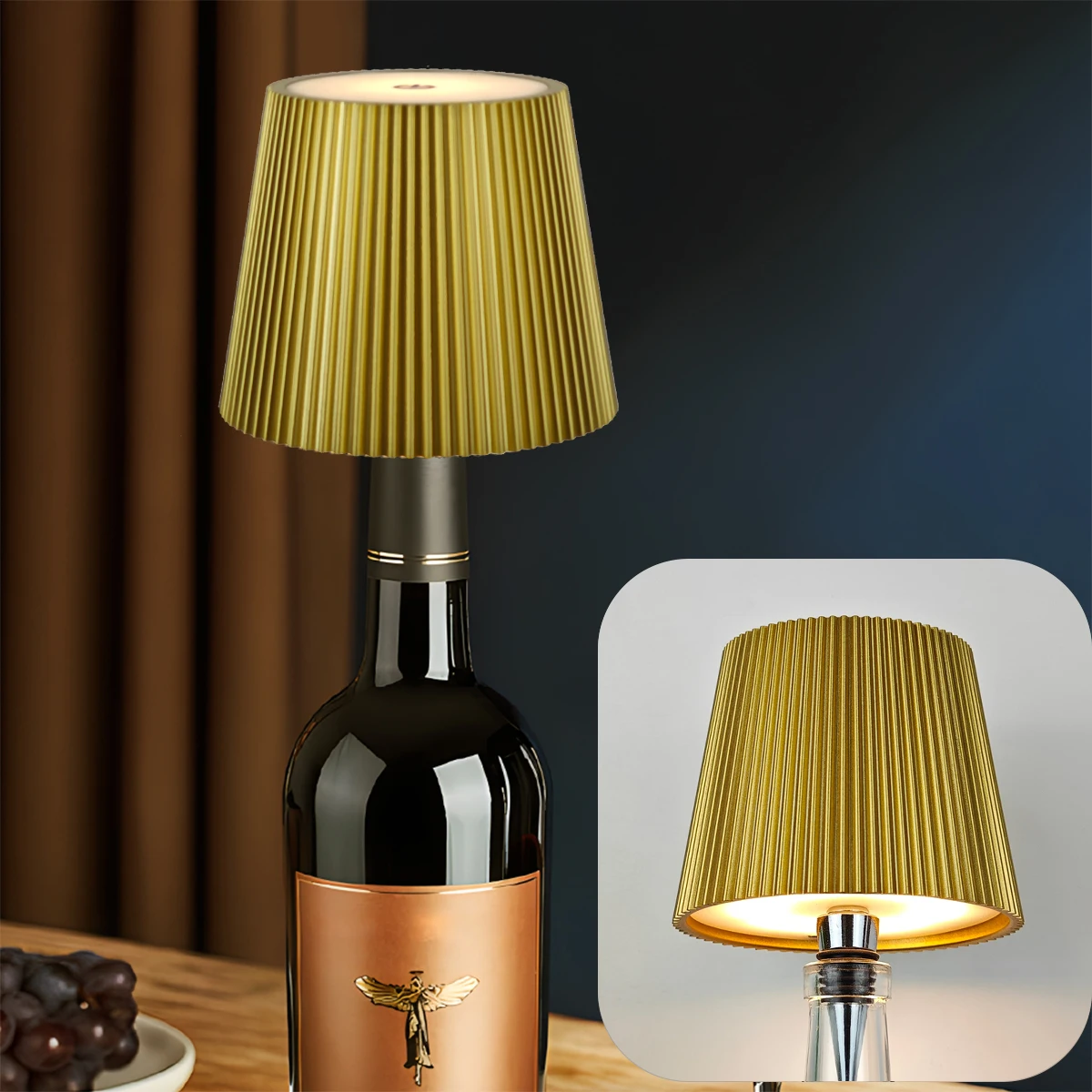 NONE Wireless LED Wine Bottle Lamp 7