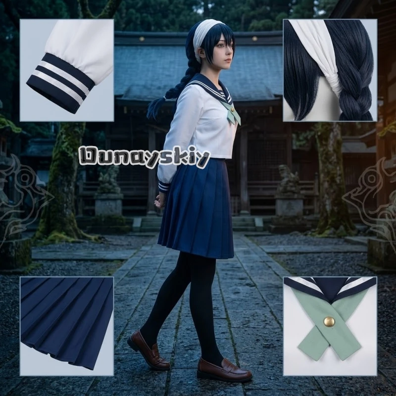 

Amanai Riko Cosplay Costume JK Suit Dress Outfit School Uniform Sets Halloween Women Girls Costume Kaisen For Woman Clothes