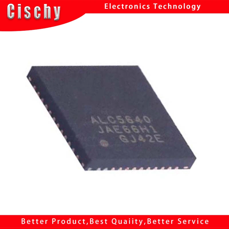 2pcs/lot 100% New ALC5640 QFN-48 Chipset