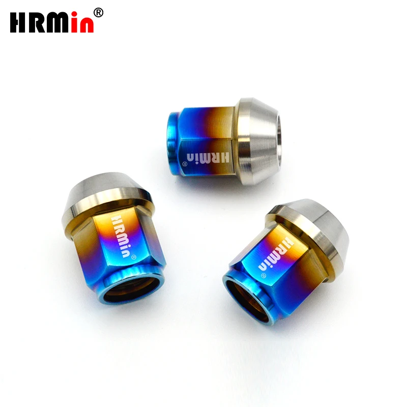 HRMin 10.9 grade Gr.5 titanium cone seat wheel lug nut titanium nut M12*1.5mm for Toyota,Mazda,Honda,Acura,Scion,Lexus etc