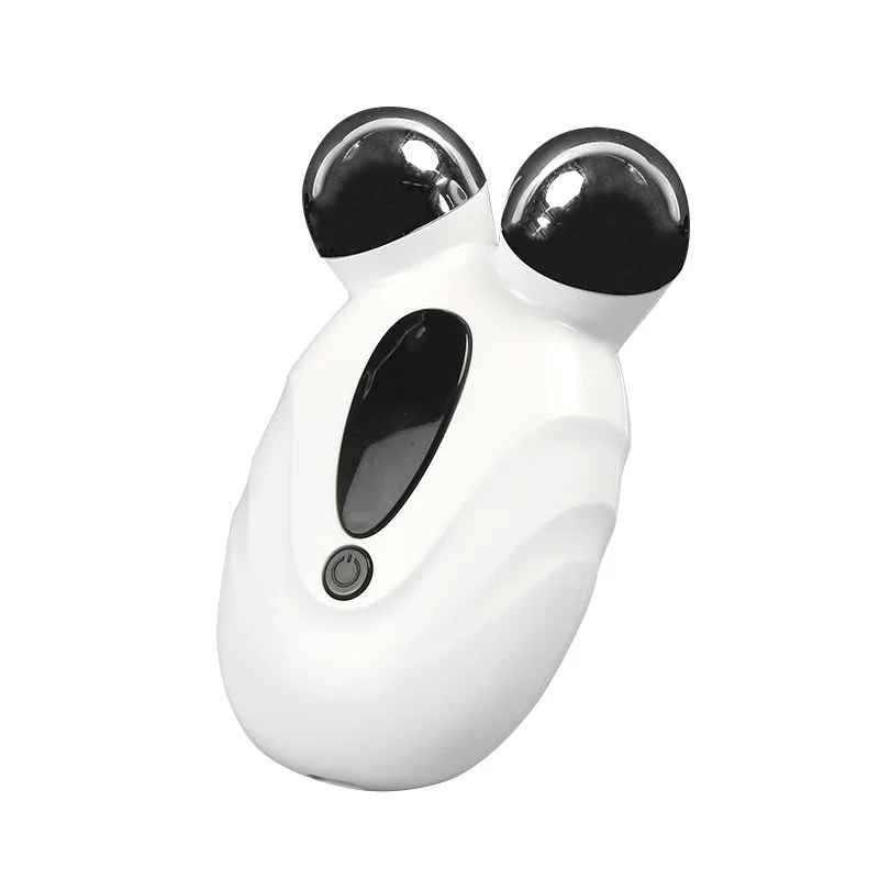 Microcurrent Skin Rejuvenation และ Face Lifting Massager 3D Roller ต่อต้านริ้วรอยกระชับลด Double Chin Face อุปกรณ์ความงาม