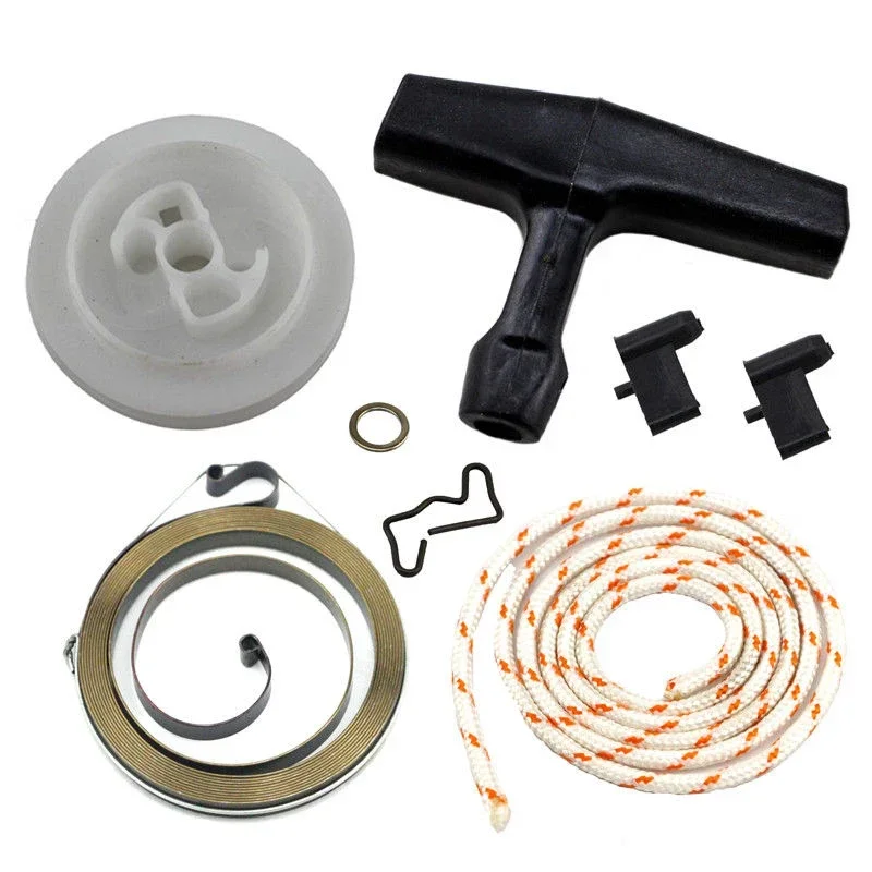 Recoil Rewind Starter Handle Rope Pulley Spring Kit For Stihl 034 036 044 046 MS340 MS360 MS440 MS460 Chainsaw 1128 195 0400