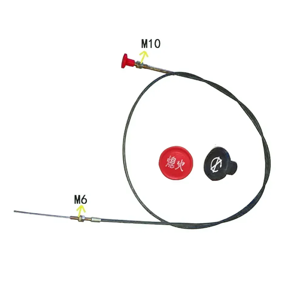 1PCS Carburetor Choke Cable 1.5/2/3 Meter Bike Push-pull Choke Throttle Cable For Motocross Universal Push-pull Control Choke