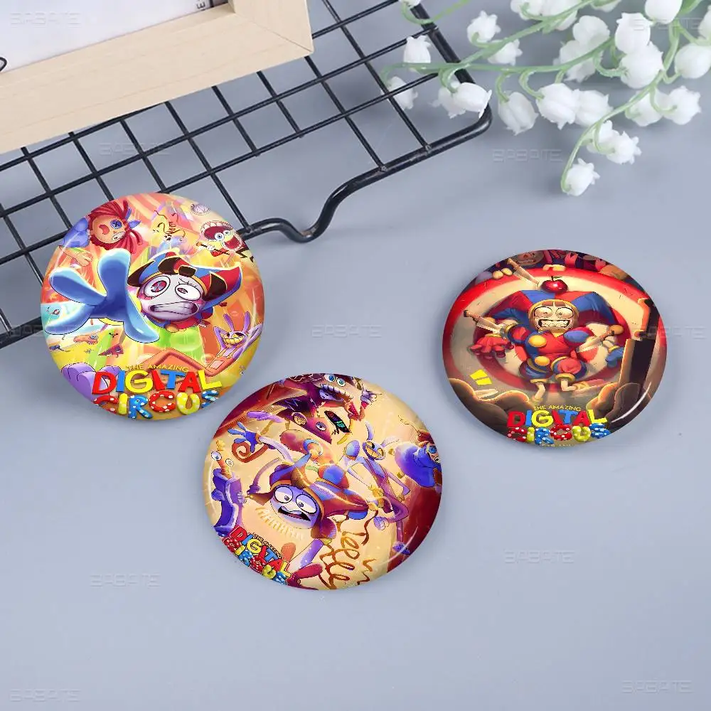 

Anime The Amazing Digital Circus New Brooches Soft Button Pin Badge Gamer Collection Gifts