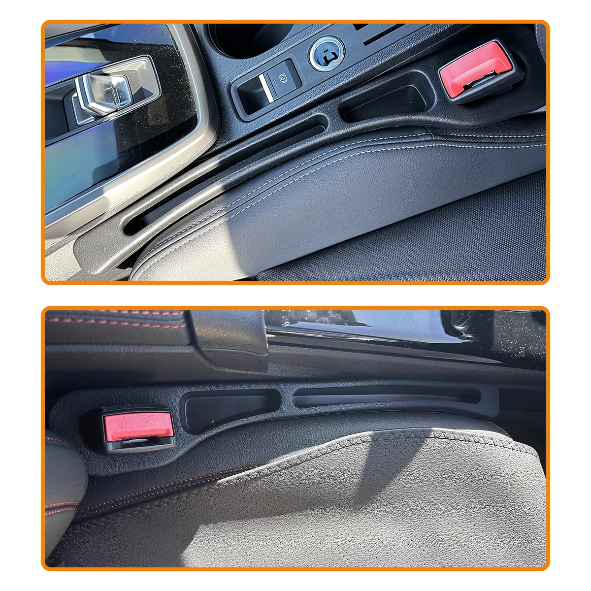 Yitong Universal Car Seat Gap Filler Plug Strip Side Seam Black Leak Proof Organizer Interior Decoration Automotive Parts view 6