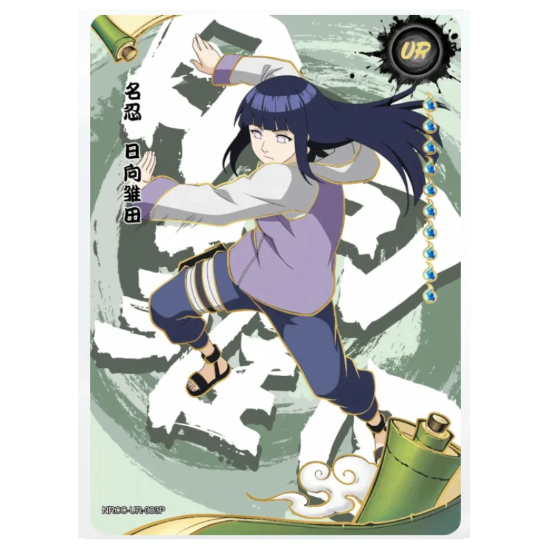 Kayou-tarjeta de colección NARUTO N versión 1 ~ 22, serie UR, Hyuga Hinata Jiraiya Gaara, tarjeta rara, regalo de cumpleaños de Navidad, juguetes de juego