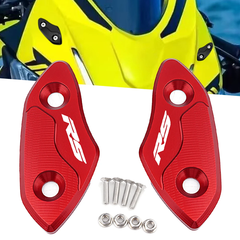 

Для Aprilia RS660 RSV4 RS 660 RS V4 1100 заводское лобовое стекло мотоцикла, крышка зеркала с приводом, крышка отверстия для зеркала заднего вида