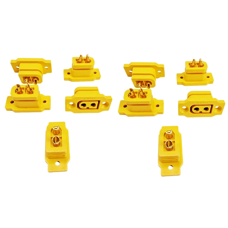 5 stücke/10 stücke XT60E-F Weibliche Stecker Große Strom Gold/Messing Ni Überzogene Stecker Power Batterie Anschluss Adapter für RC Modell