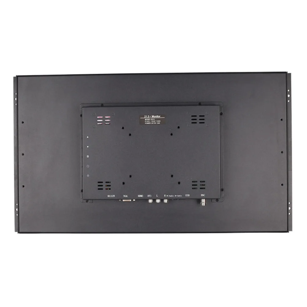 21.5Inch 1000 Nits Open Frame Monitor Outdoor Use Sunlight Capacitive Touch Industrial Lcd Display with AV BNC VGA HDMI USB