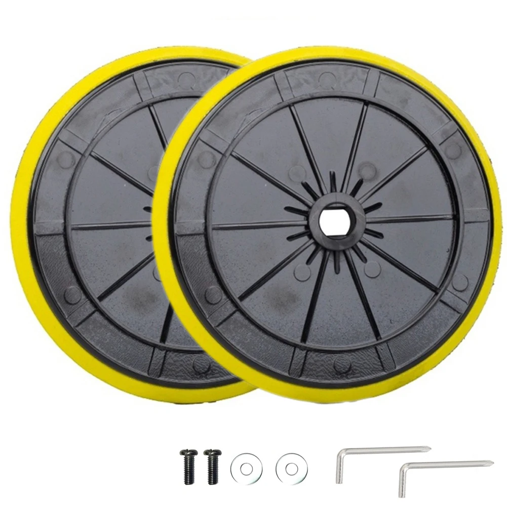2Pcs 125mm 150mm Foam Backing Pads With Screws For Random Orbital Sander Polishing