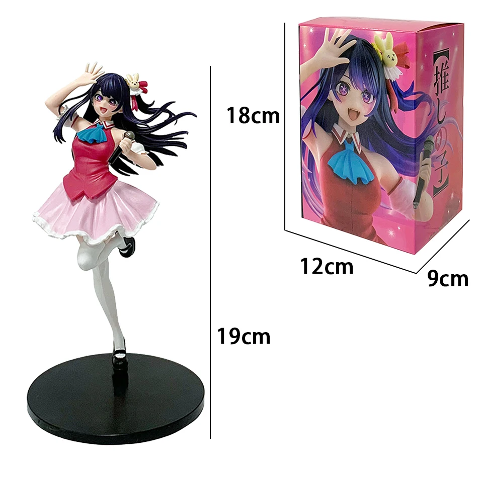 Figurki anime Oshi No Ko 19 cm, figurki Hoshino Ai, figurki Hoshino Ruby/Rubii, figurki Arima Kana, modele PVC, kolekcja ozdób, zabawki, prezenty