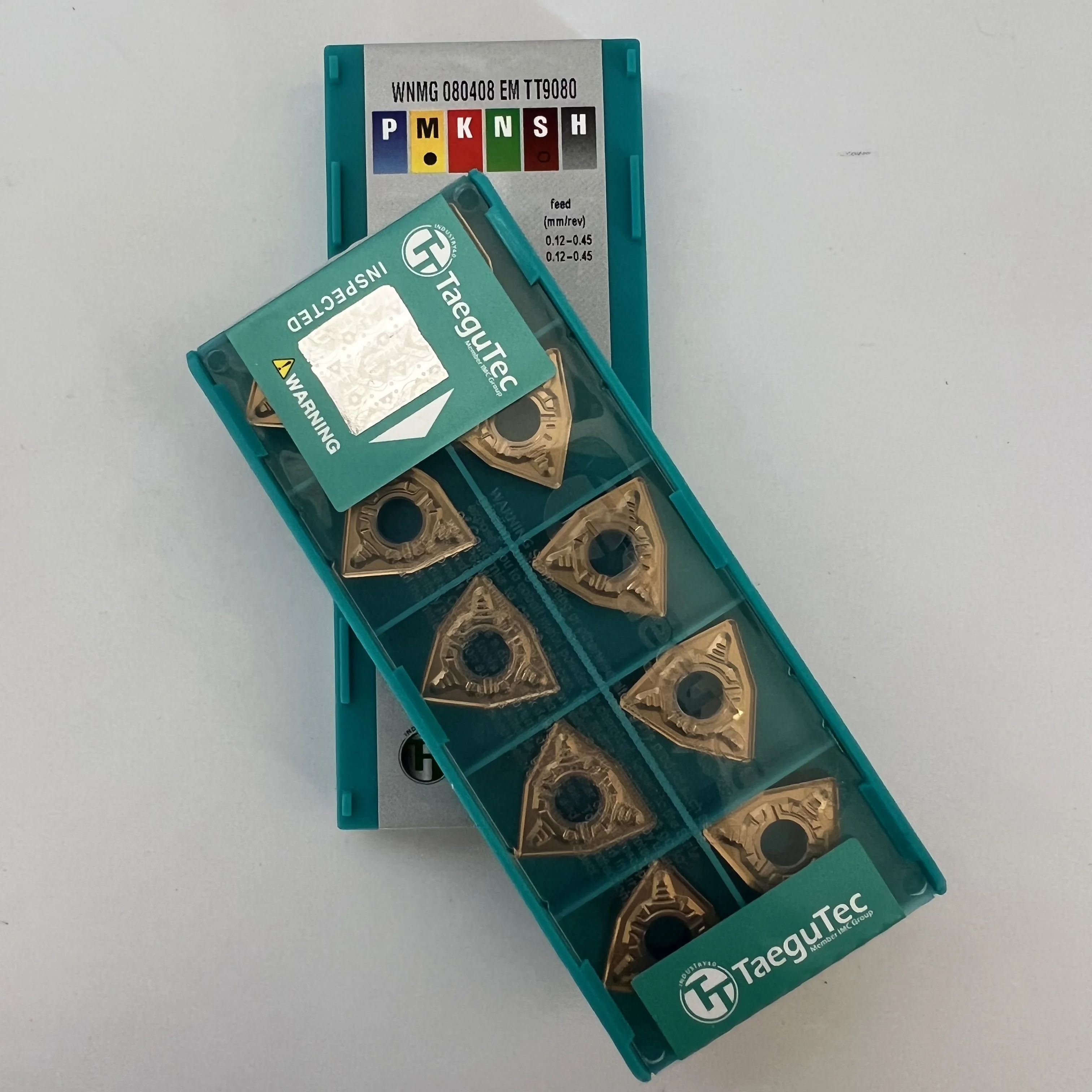 

Carbide inserts for lathe WNMG080408EM TT9080