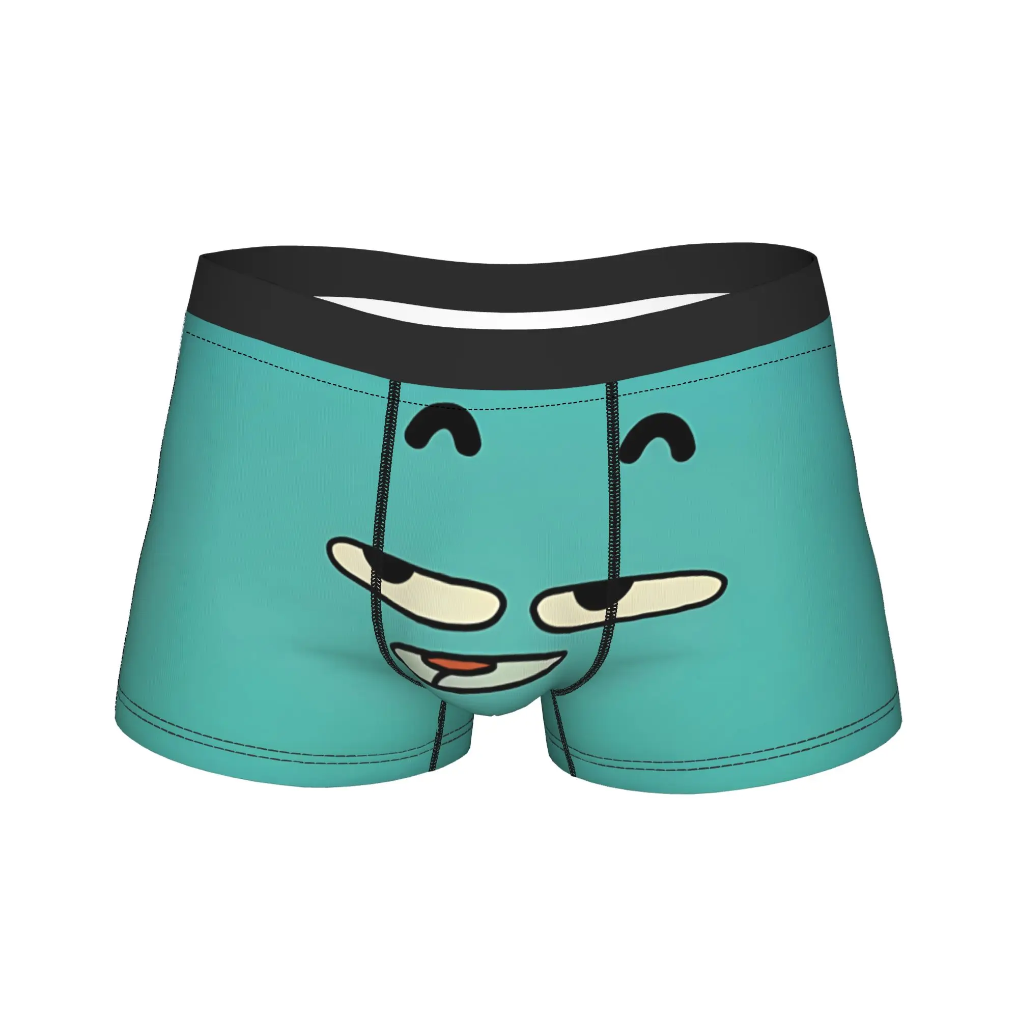 Gumball Gum Ball Watterson Amazing Cartoon Underwear  Men Boxer Brief Comfortable Trunk Quality Printing Oversize Panties