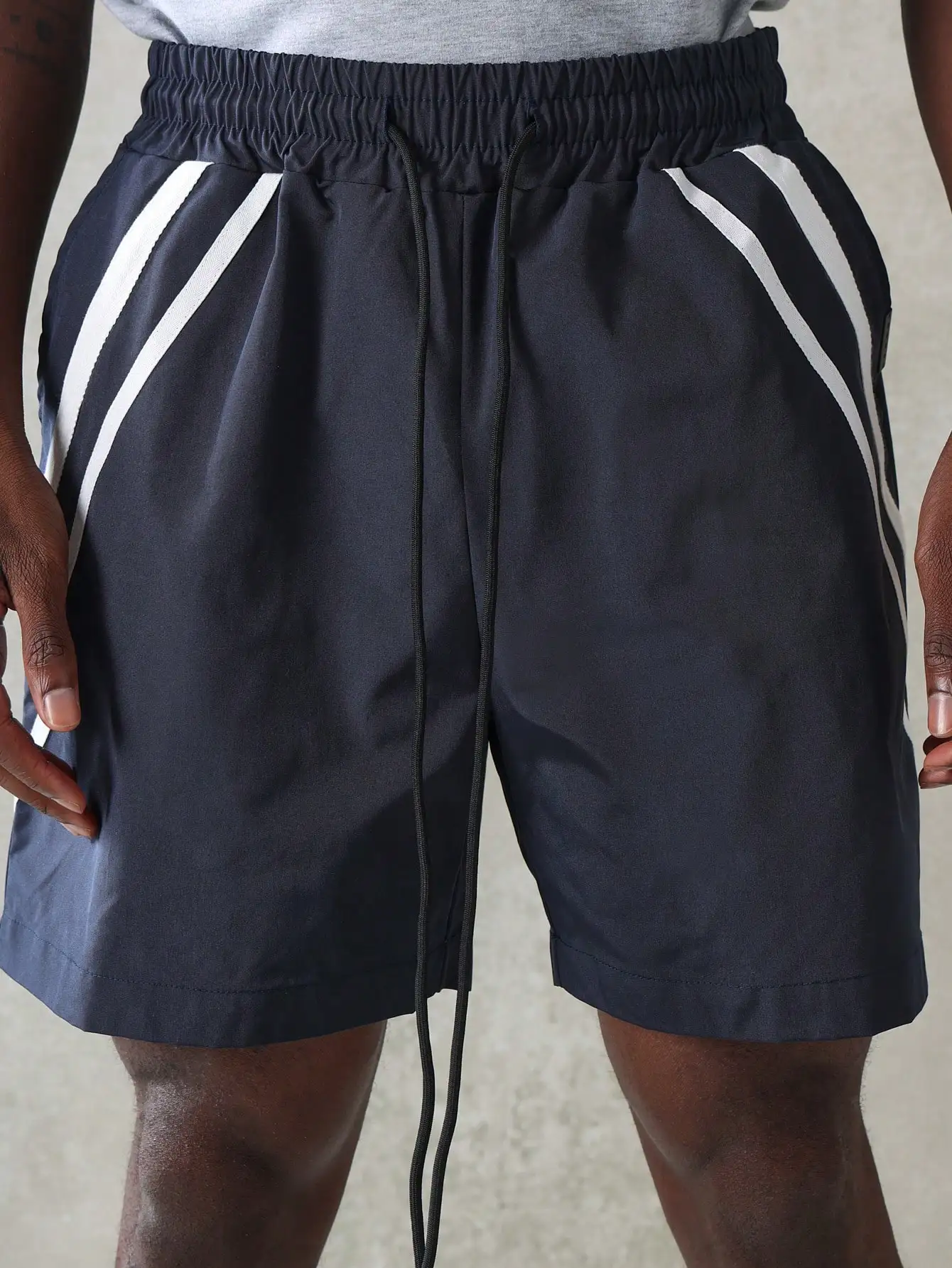 

Спортивные шорты для тренировок с боковой лентой и завязками на талии, быстросохнущая ткань, для спортзала, бега, баскетбола