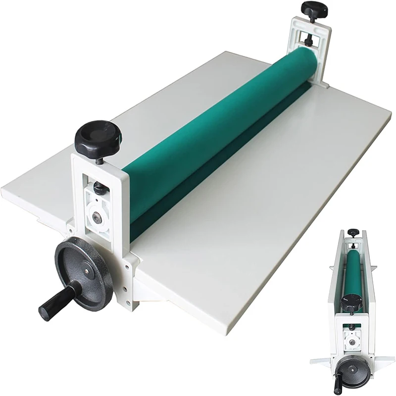360mm Manual Cold Laminator Machine 14inch Desktop Cold Roll Laminating Machine Photo Vinyl Film Laminating