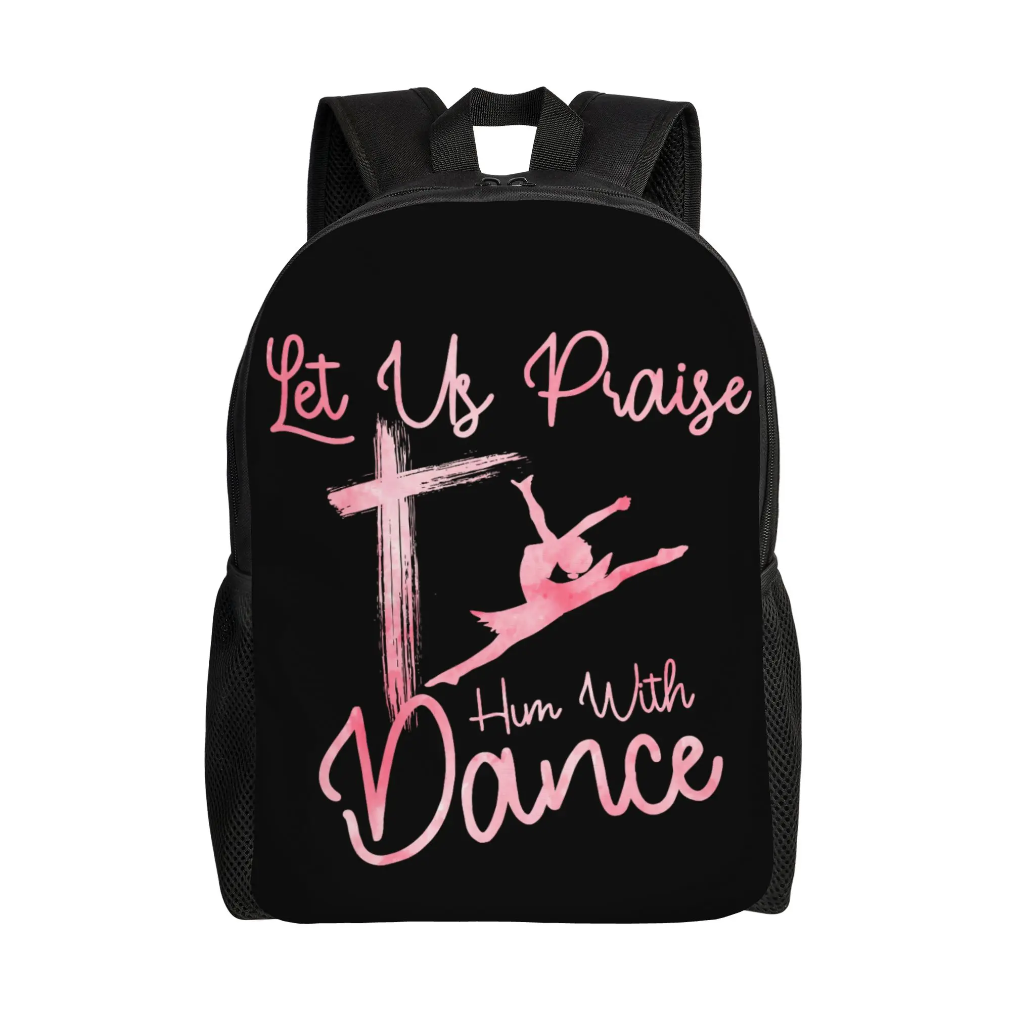 

Dance Art for Girl Women Dance Lover Ballet Recital Dancer Backpack Cycling Backpacks Female Fun High School Bags Rucksack