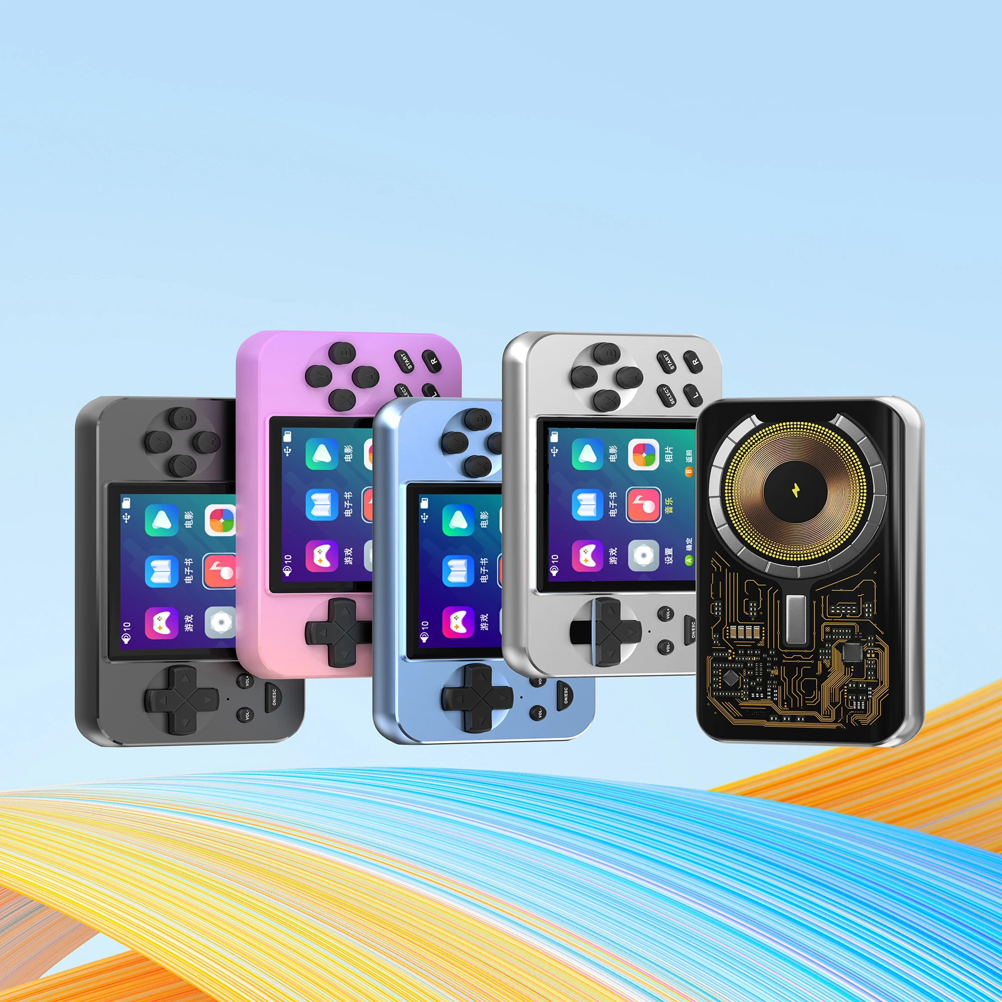 

Беспроводная игровая консоль L9 с зарядкой и мультимедийными функциями, портативное игровое устройство с 3,0-дюймовым экраном высокой четкости